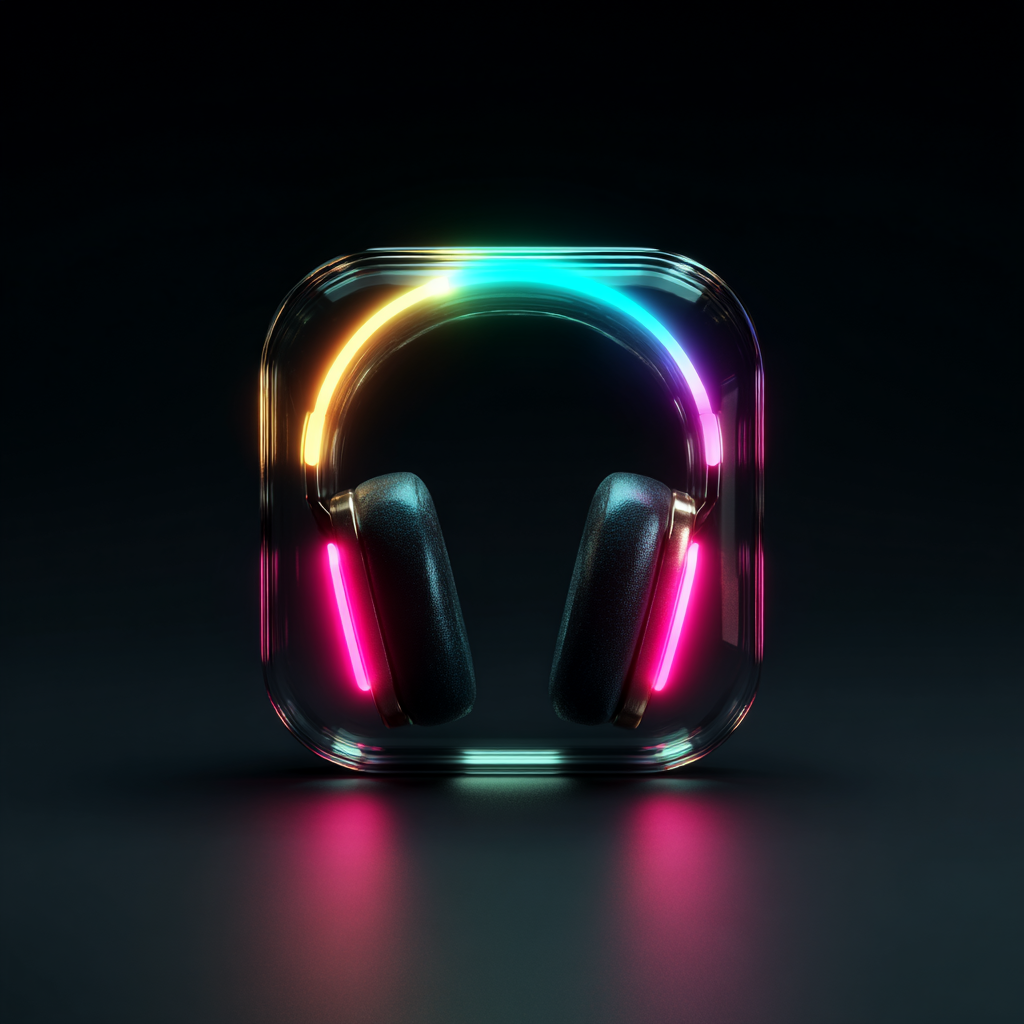 Neon Glow Headphones