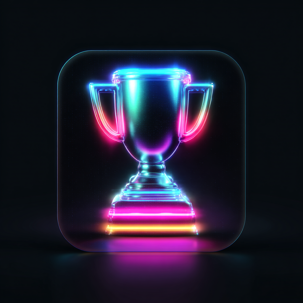 Neon Glow Trophy