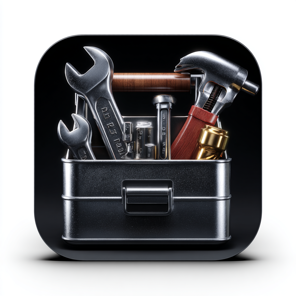 Toolbox icon in Realistic 3D style